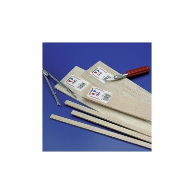 MID6088 BALSA STRIPS 3/8x3/8x36