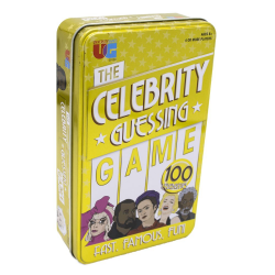 CELEBRITY GUESSING GAME TIN
