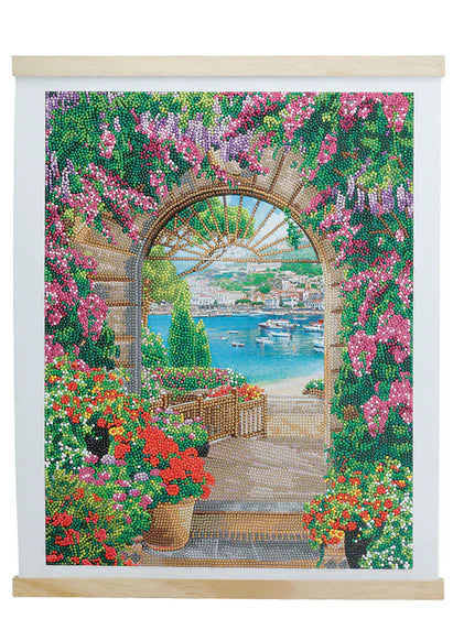 CAS-17L: Crystal Art 35x45cm Scroll Kit - Window to Paradise