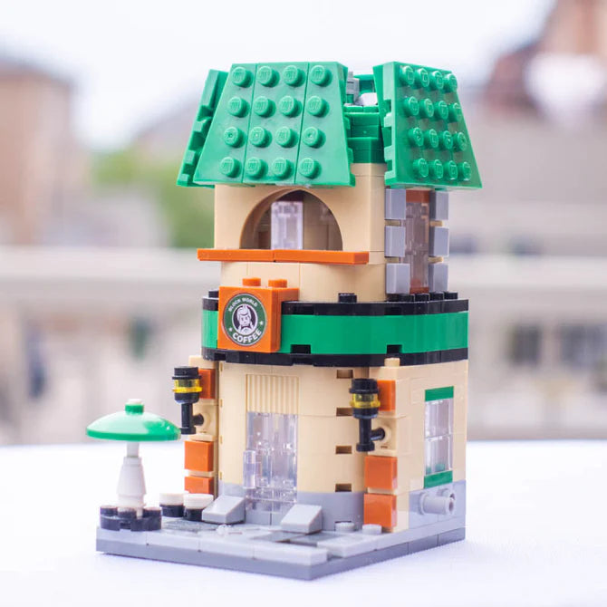 Coffee Shop LOZ Mini Block Building Bricks Set Mini Street