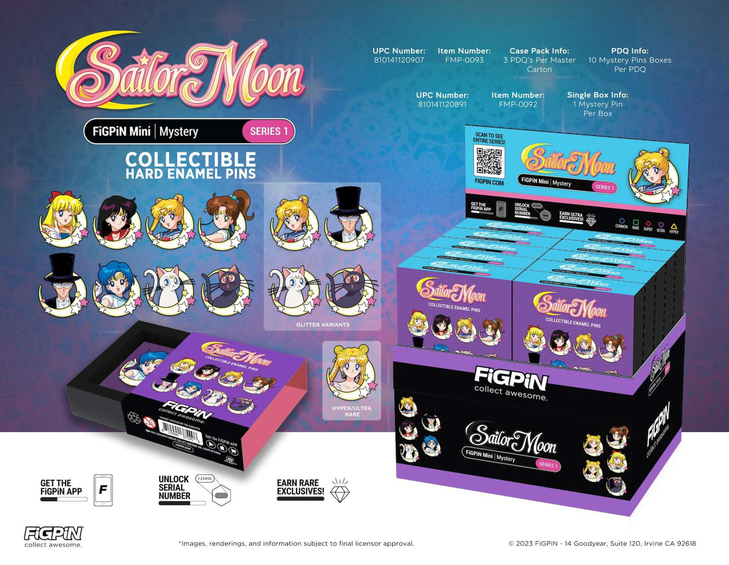 FIGPIN SAILOR MOON MYSTERY MINIS