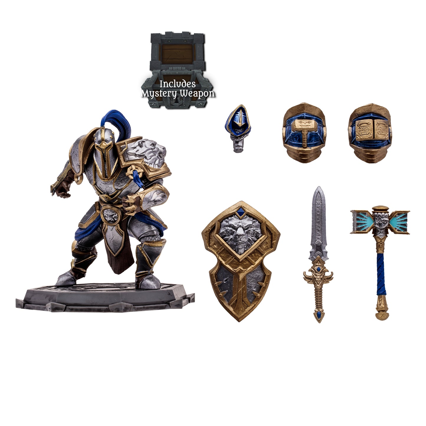 WORLD OF WARCRAFT 6" WV1-HUMAN:PALADIN/WARRIOR