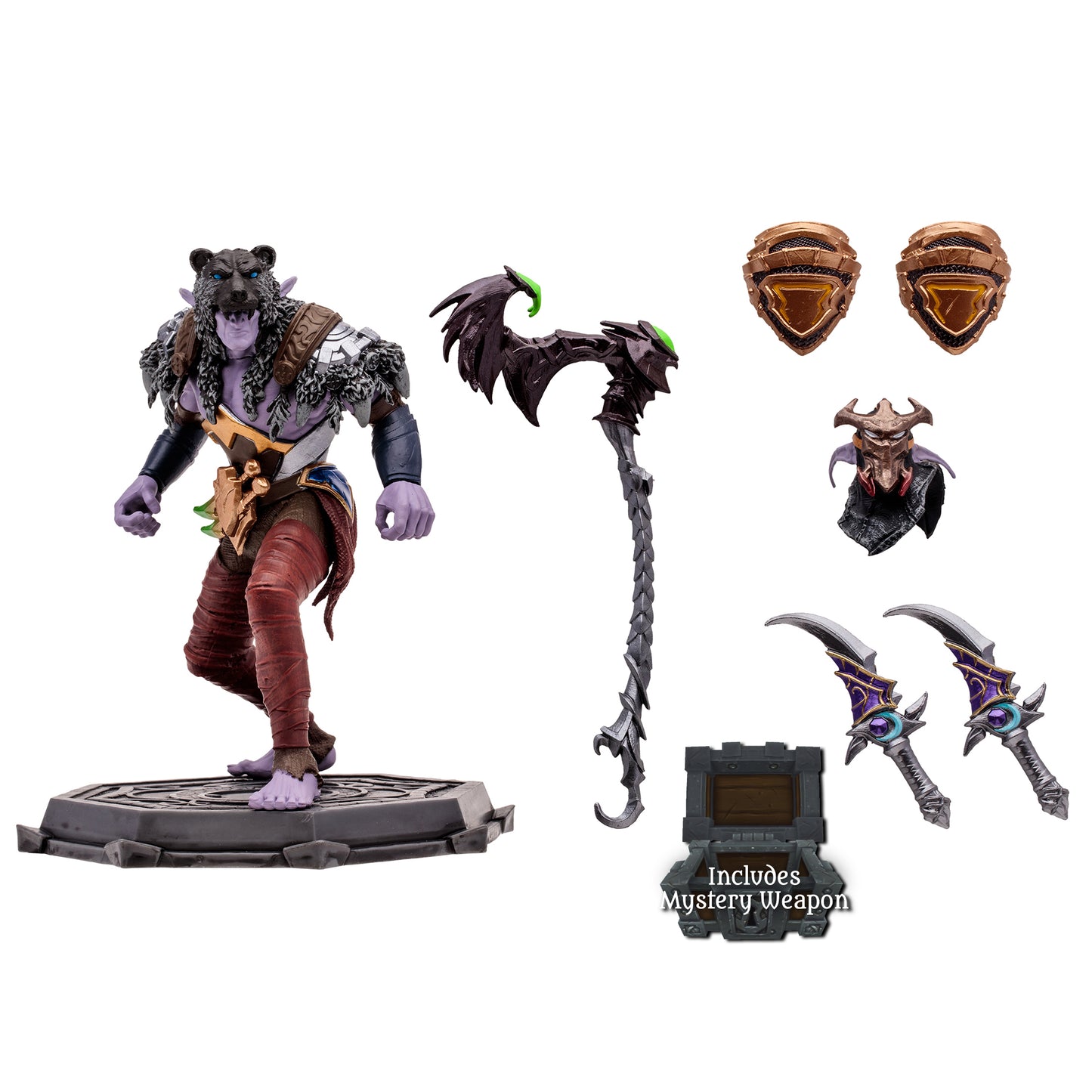 WORLD OF WARCRAFT 6"WV1-NIGHT ELF:DRUID/ROGUE-EPIC