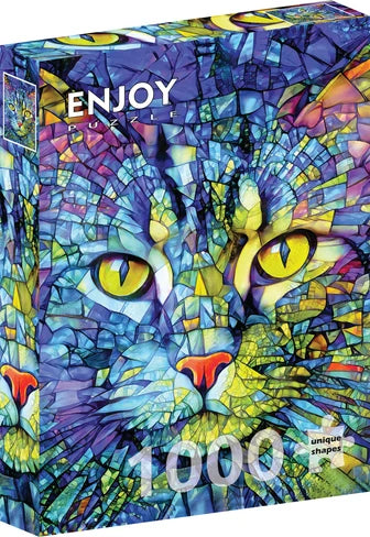 Fiona the Stained Glass Cat