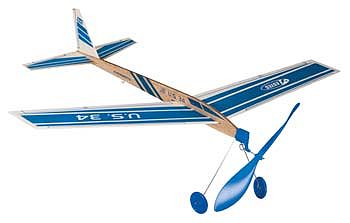 Super Stratosphere Rubber Band Balsa Glider