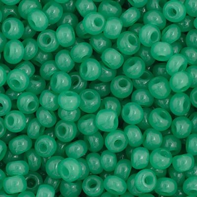 Czech Seed Bead 11/0 Opaque Green