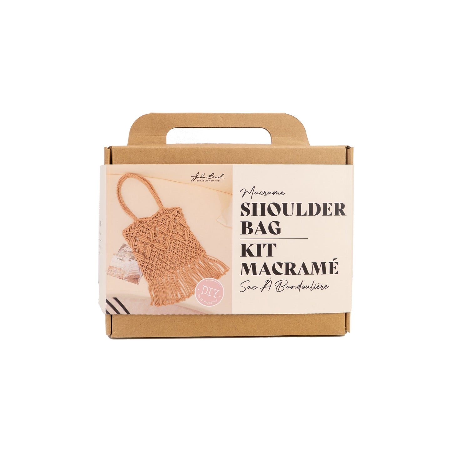 Macrame Shoulder Bag - DIY Kit 2pcs Multicolor