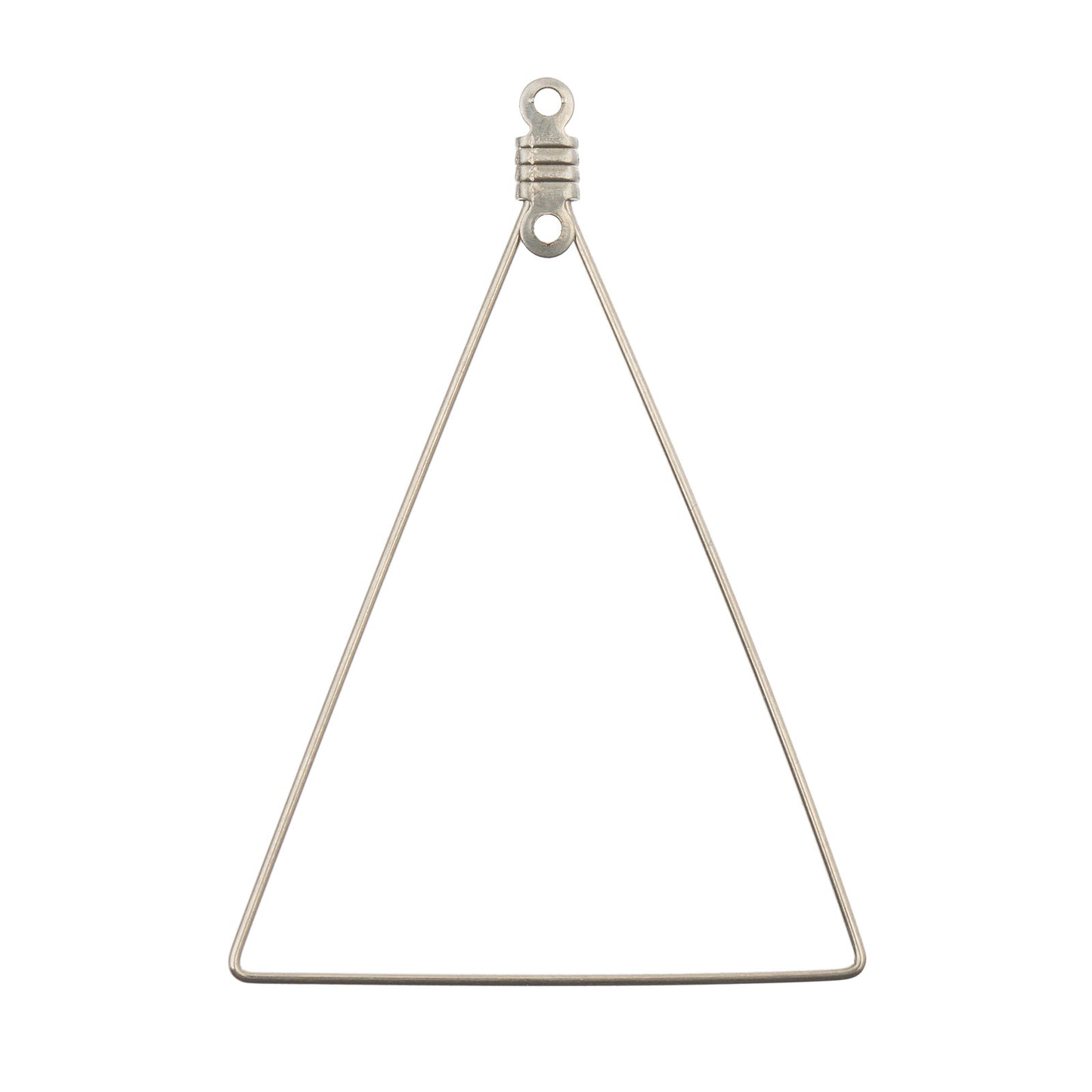 Must Have Findings - Earring Triangle 35x49mm Silver 8 pcs