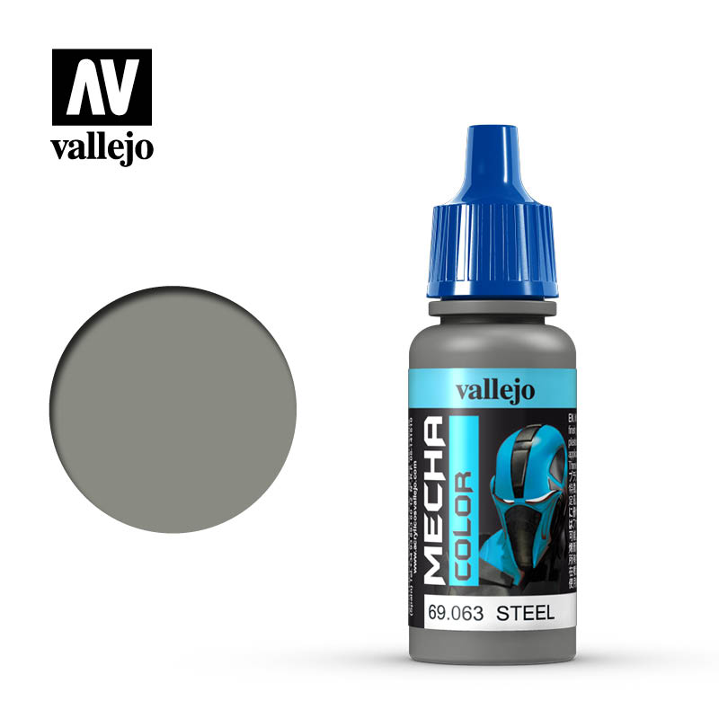 VALLEJO: MECHA COLOR METALLIC 69.063 Steel
