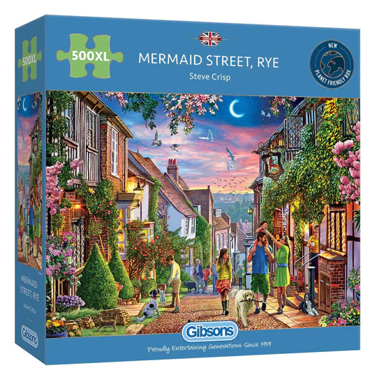 MERMAID STREET RYE 500 EXTRA LARGE PIECE JIGSAW PUZZLE