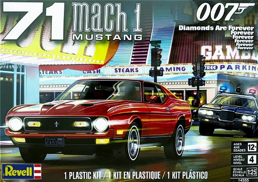 1/25 James Bond Ford Mustang 429 Mach 1 Car from Diamonds Are Forever Movie