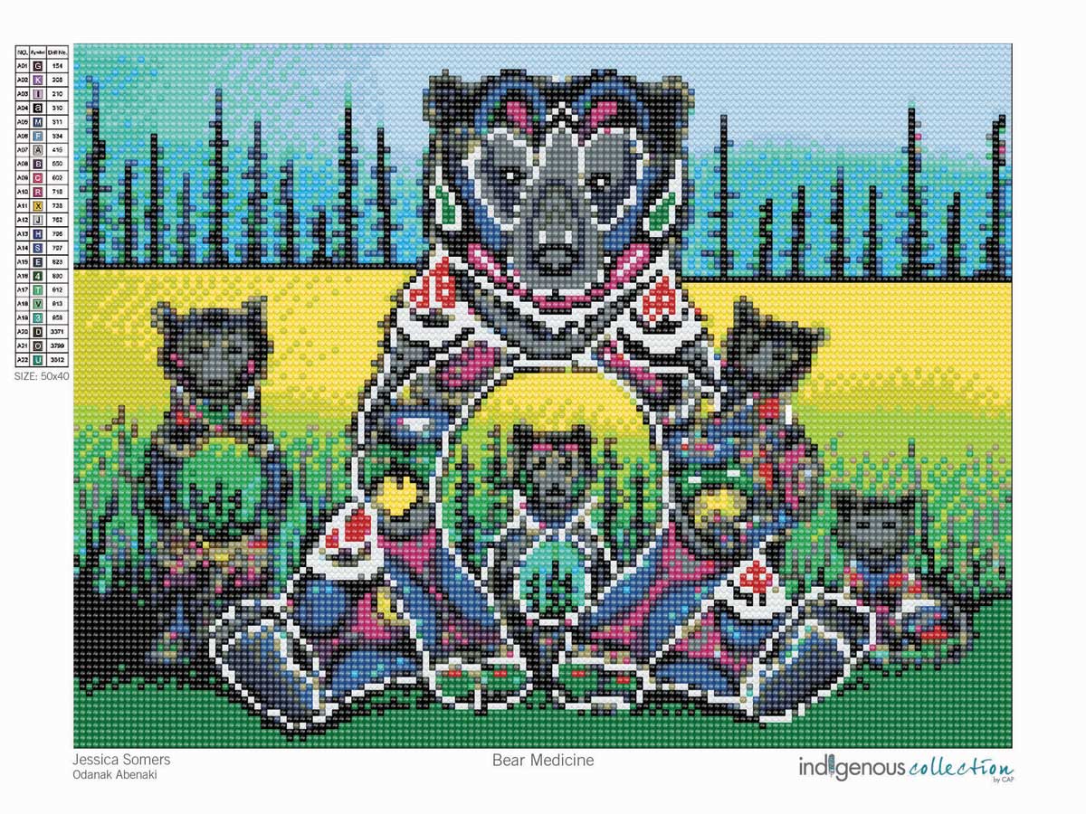 BEAR MEDICINE DIAMOND ART KIT
