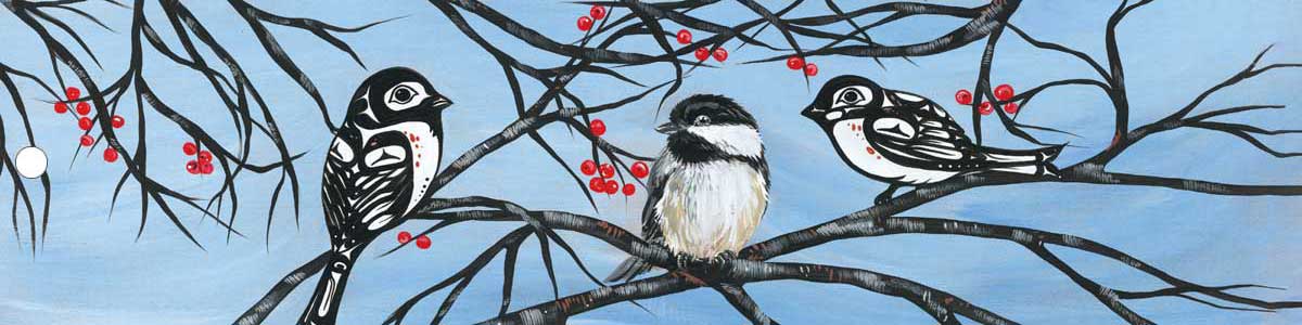 CHICKADEES BOOKMARK