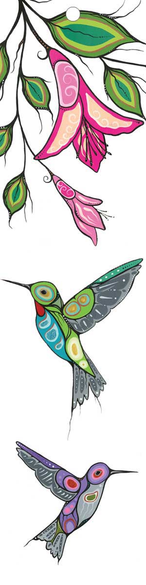 CREE HUMMINGBIRDS BOOKMARK
