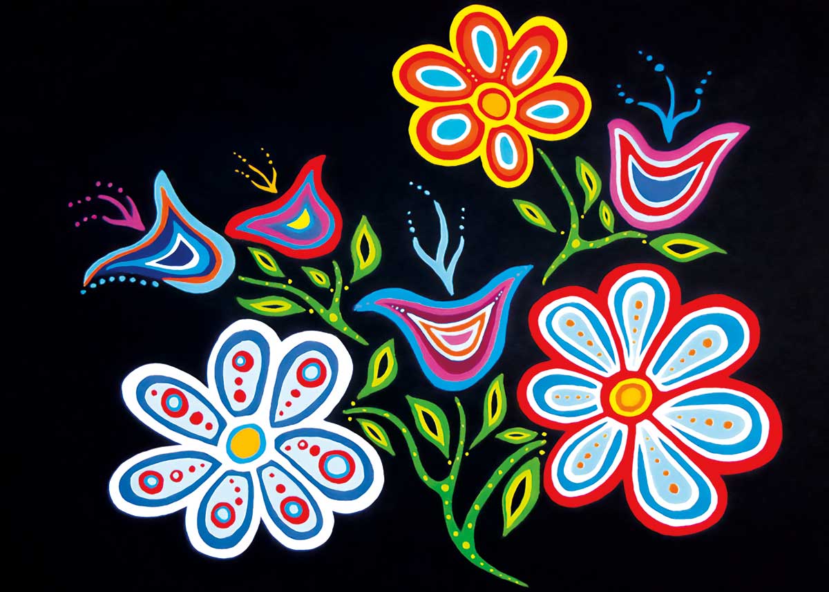 HAPPY FLOWER DIAMOND ART KIT