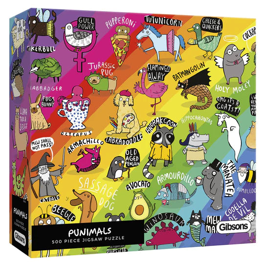 PUNIMALS 500 PIECE JIGSAW PUZZLE