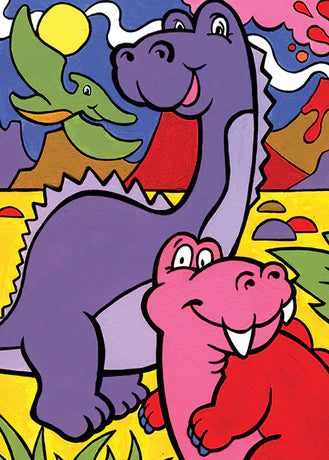 Royal Brush My First Paint By Number Dinosaurs