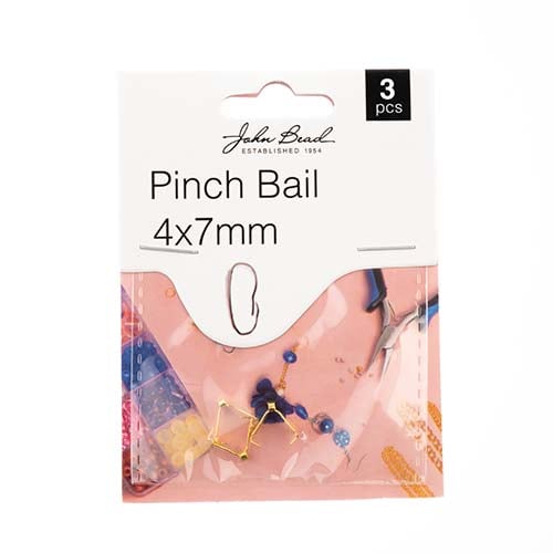 Must Have Findings - Pinch Bail 4x7mm Gold 3pcs