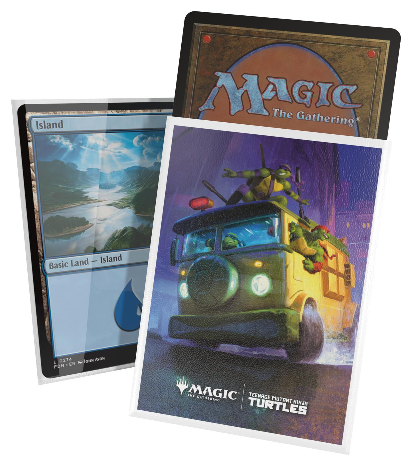 UG ART SLEEVES MTG TEENAGE MUTANT NINJA TURTLES - TURTLE VAN