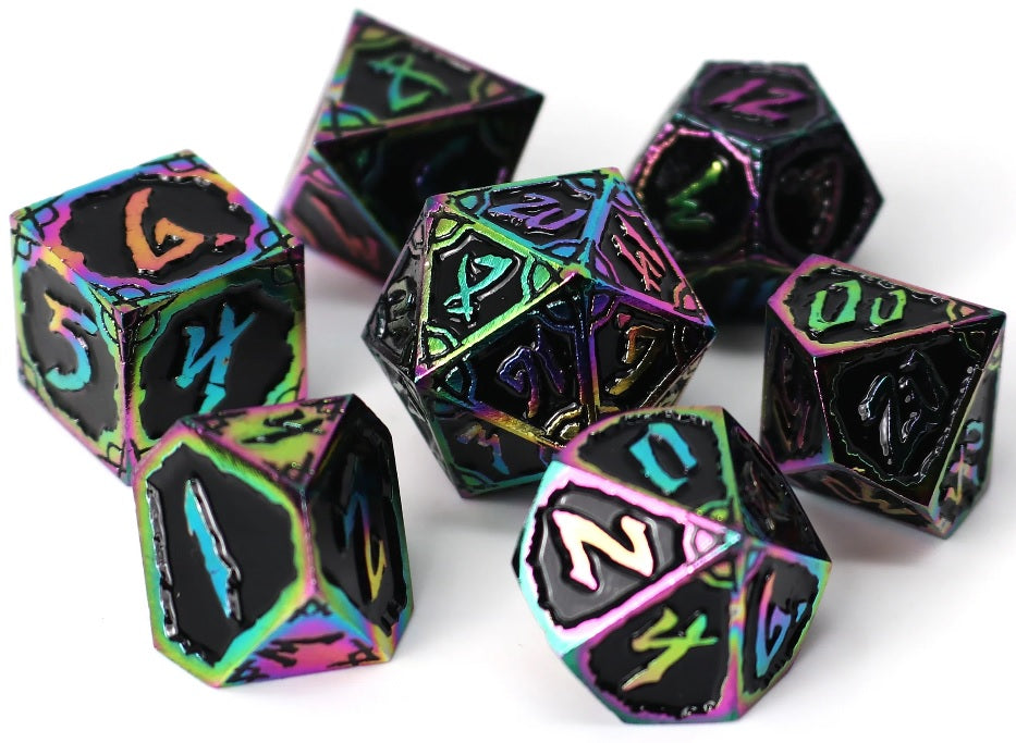 7-DIE RPG SET DARK NEXUS HEXBREAKER