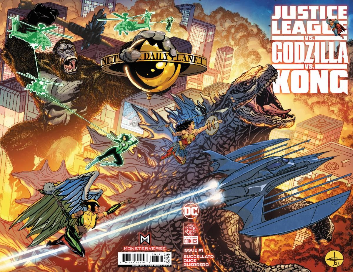 JL VS GODZILLA VS KONG