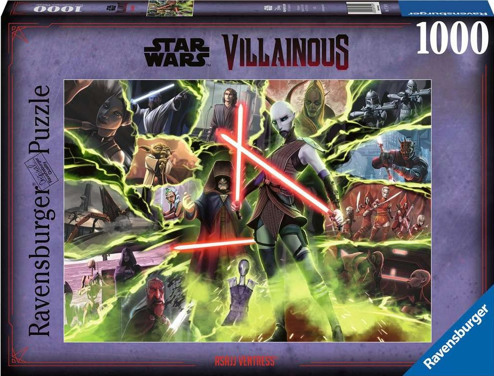 STAR WARS VILLAINOUS ASAJJ VENTRESS 1000PC PUZZLE