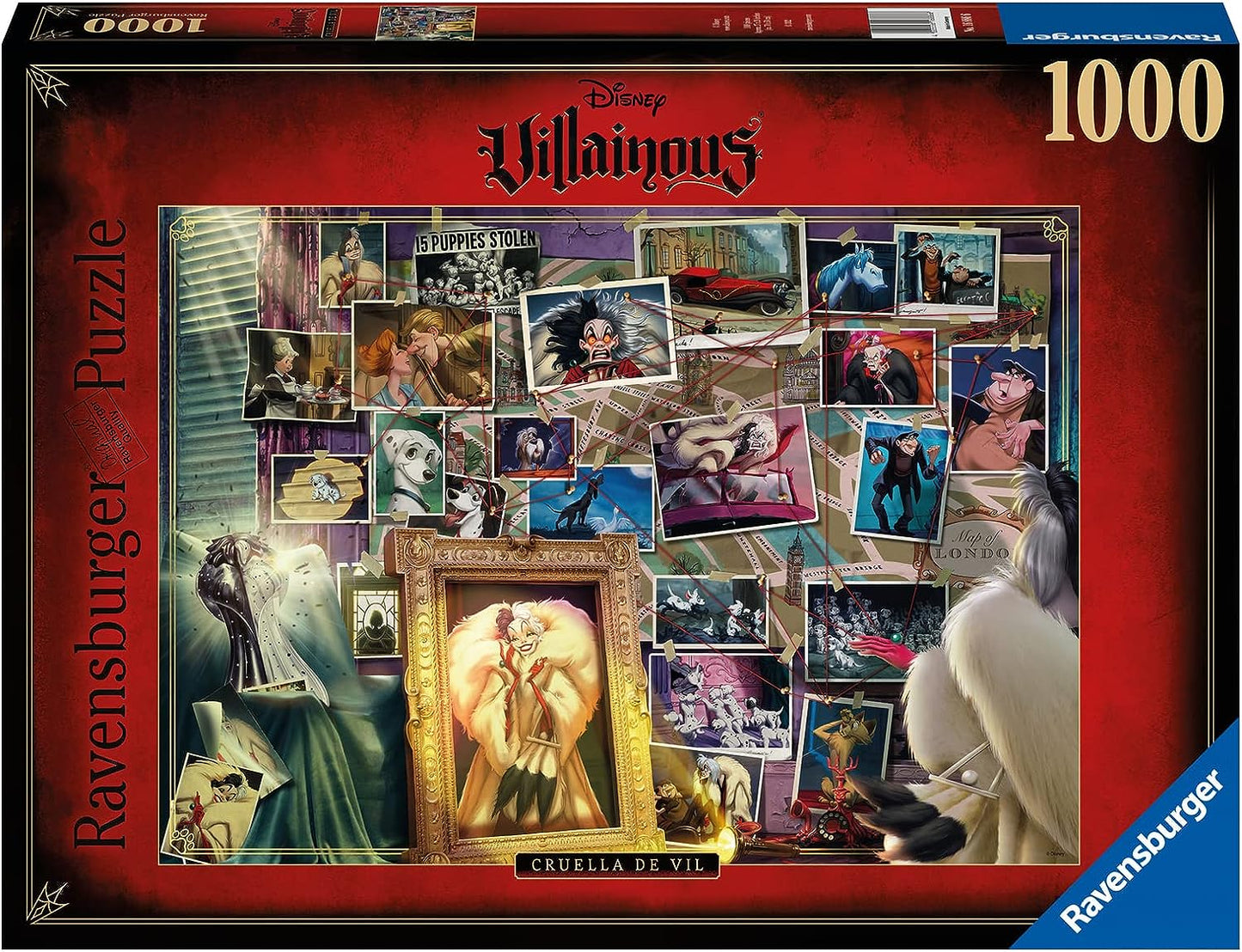 DISNEY VILLAINOUS: CRUELLA DE VIL 1000PC PUZZLE