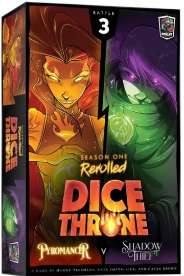 DICE THRONE S1R BOX 3 PYRO VS SHADOW THIEF