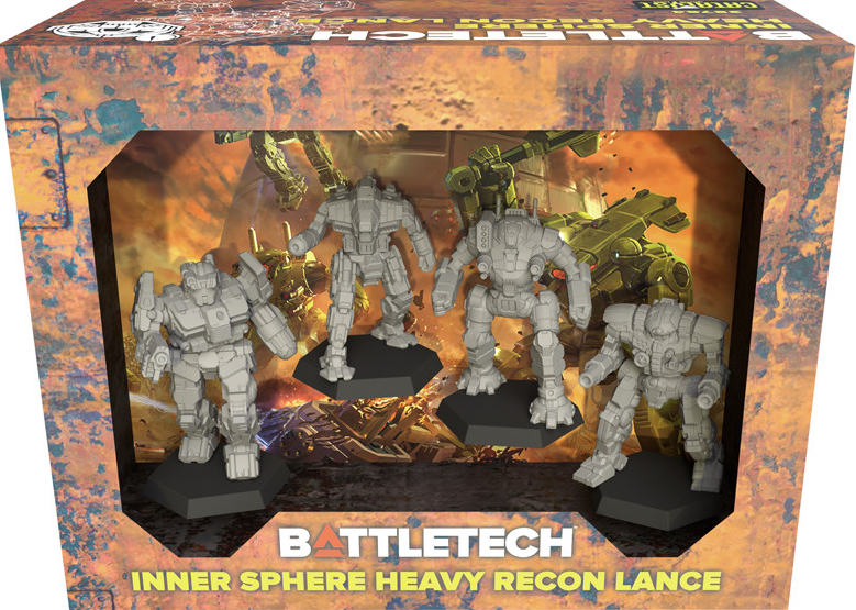 BATTLETECH INNER SPHERE HEAVY RECON LANCE FORCEPACK