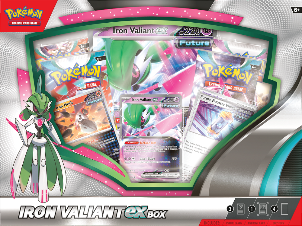 POKEMON ROARING MOON/IRON VALIANT EX BOX