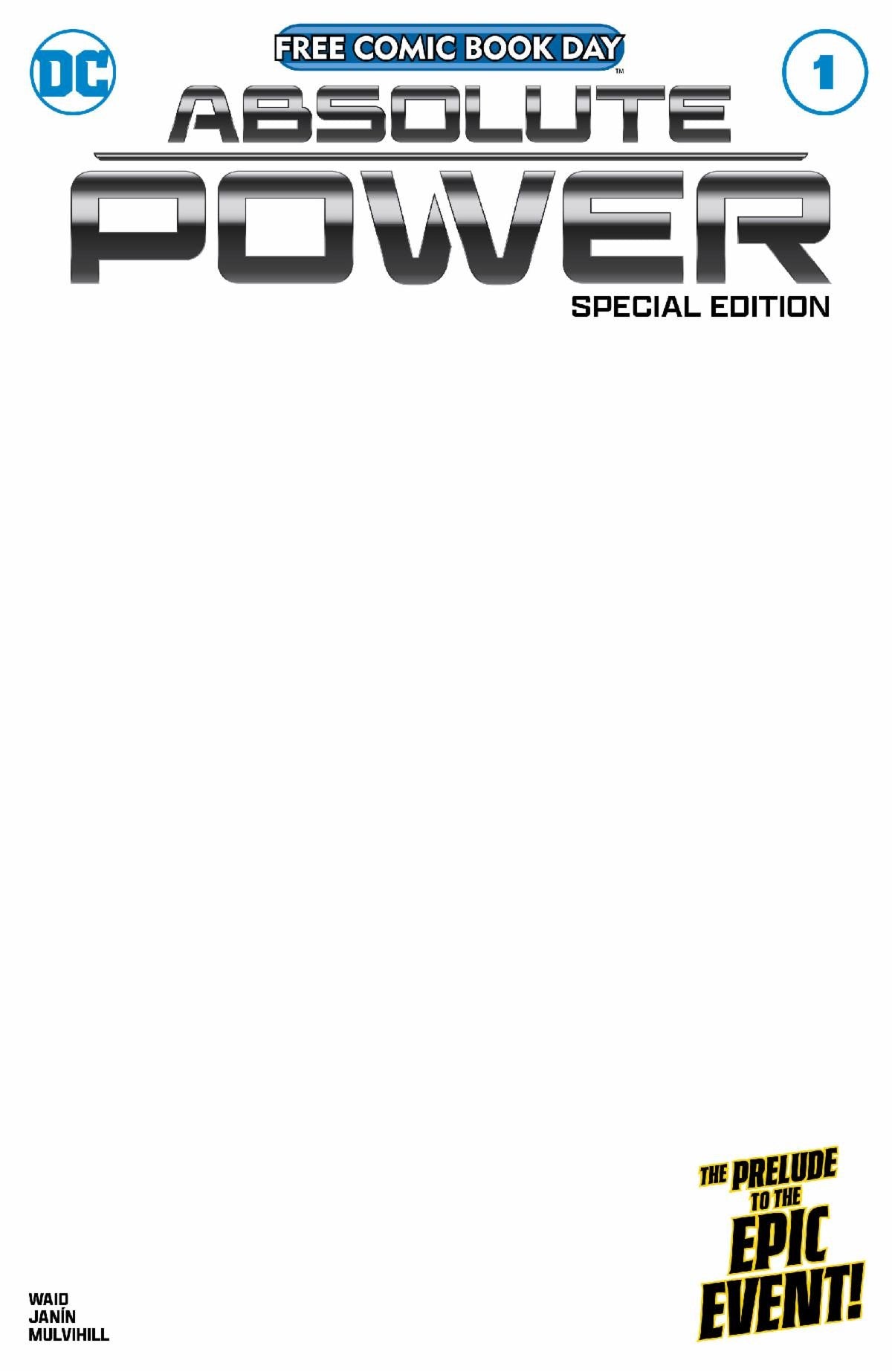 FCBD 2024 ABSOLUTE POWER #1 BLANK