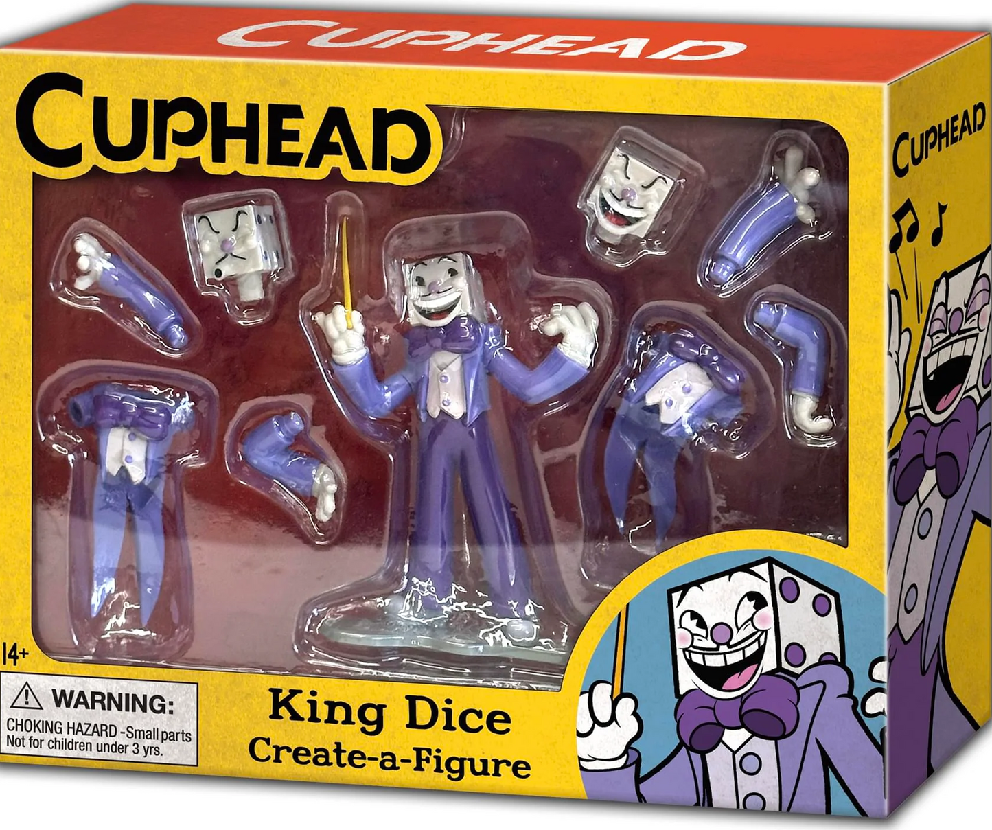CUPHEAD CREATE-A-FIGURE COLLECTIBLES KING DICE