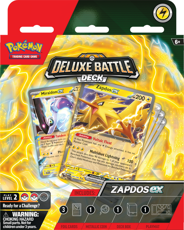 POKEMON DELUXE BATTLE DECKS NINETALES/ZAPDOS EX