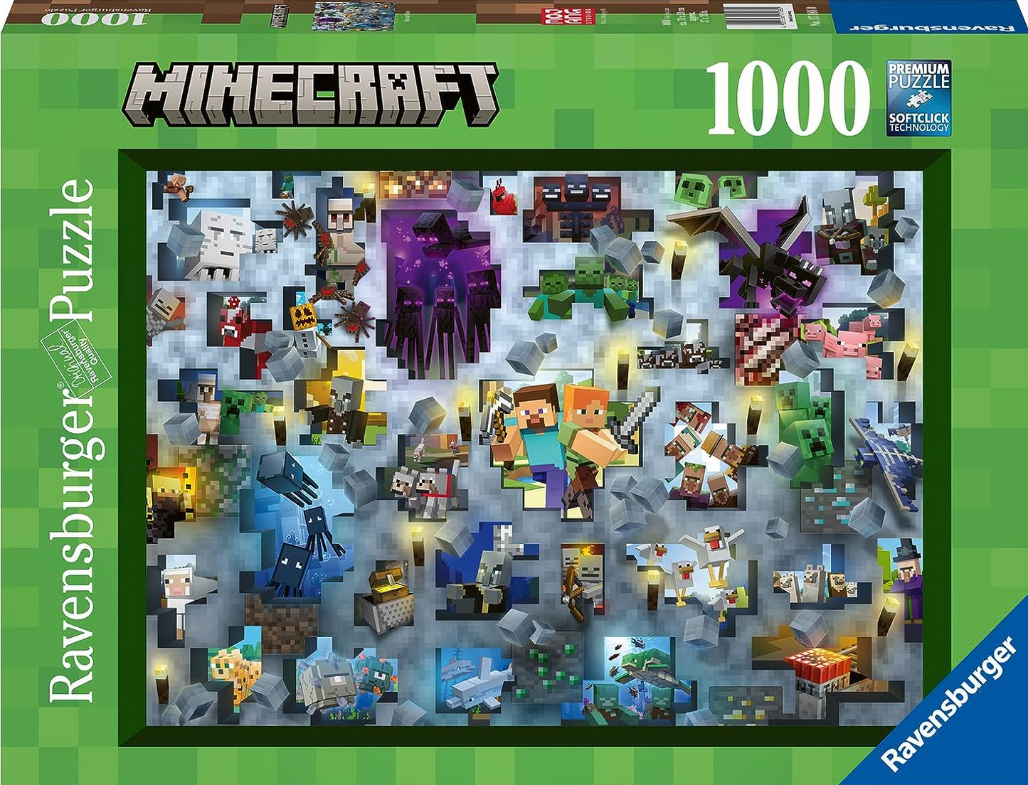 MINECRAFT MOBS 1000PC PUZZLE