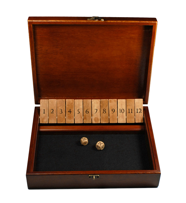 SHUT THE BOX, 11.75" W/LID