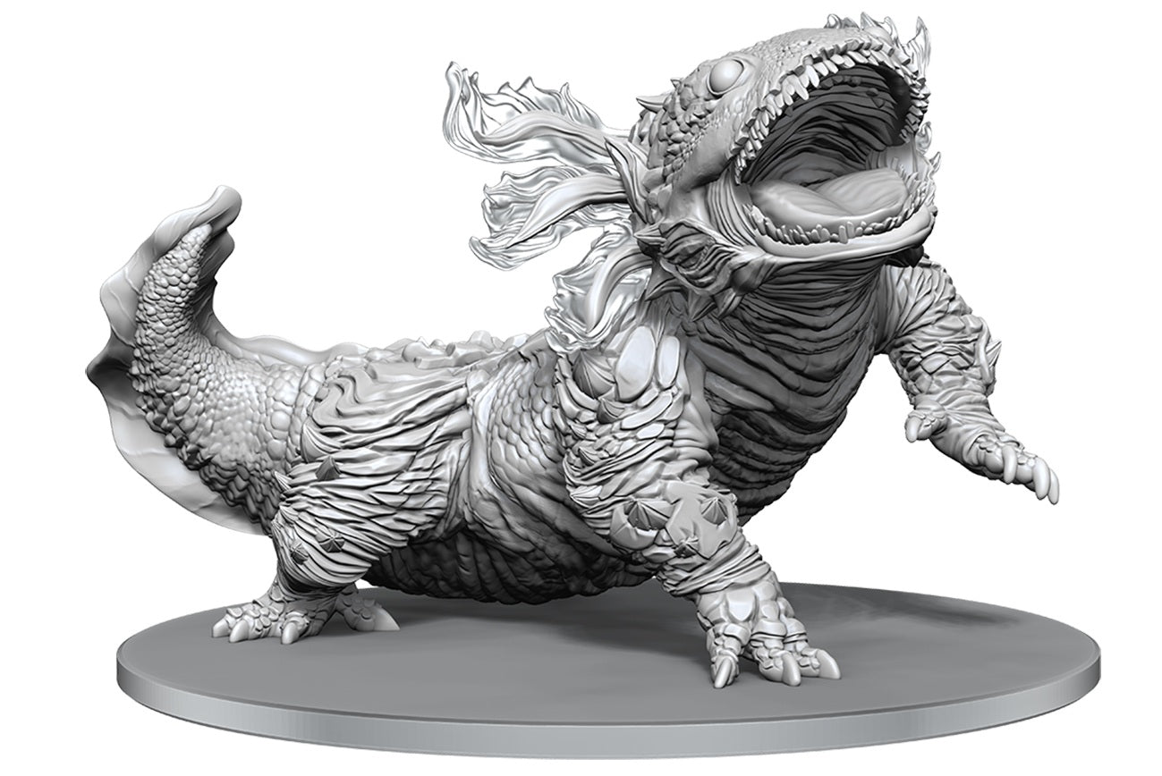 DND UNPAINTED MINIS WV26 TLEXOLOTL