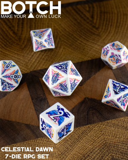 CELESTIAL DAWN 7-DIE RPG SET