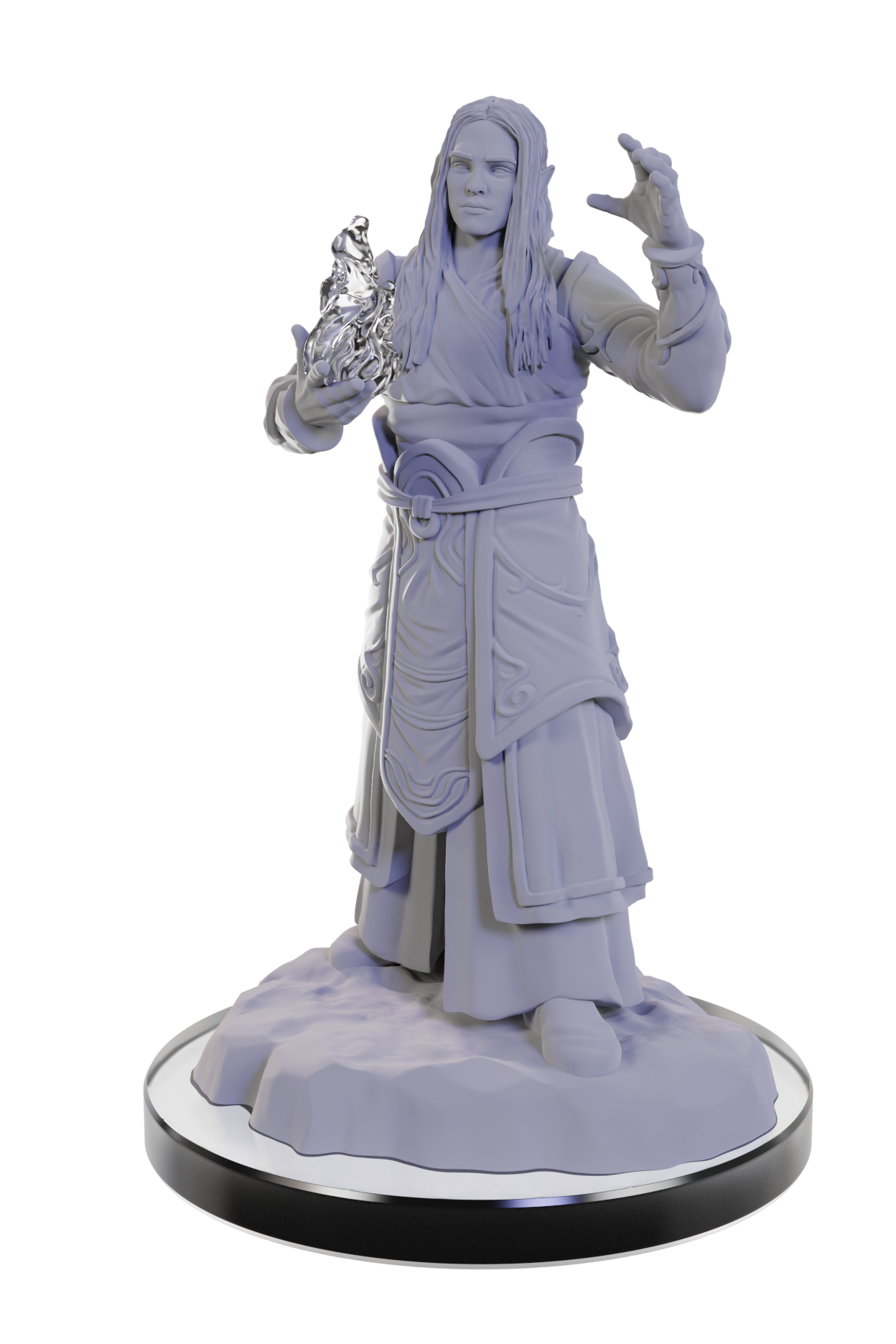 DND UNPAINTED MINIS WV22 ELF WIZARDS