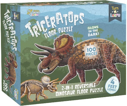 KIDS DINOSAUR 100 PIECE TRICERATOPS FLOOR PUZZLE