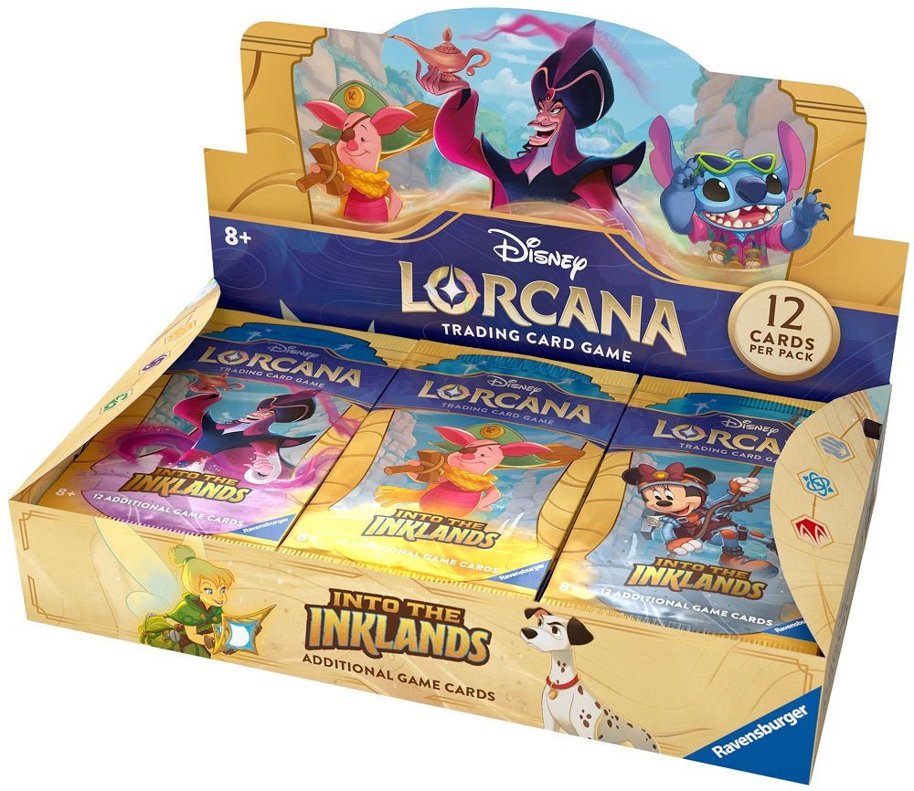 DISNEY LORCANA INTO THE INKLANDS BOOSTER release Feb 23/24