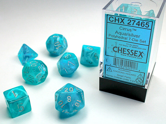 CIRRUS 7-DIE SET AQUA/SILVER