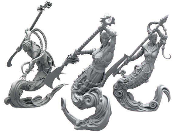 CONQUEST: SORCERER KINGS STEELHEART DJINN POLEARMS