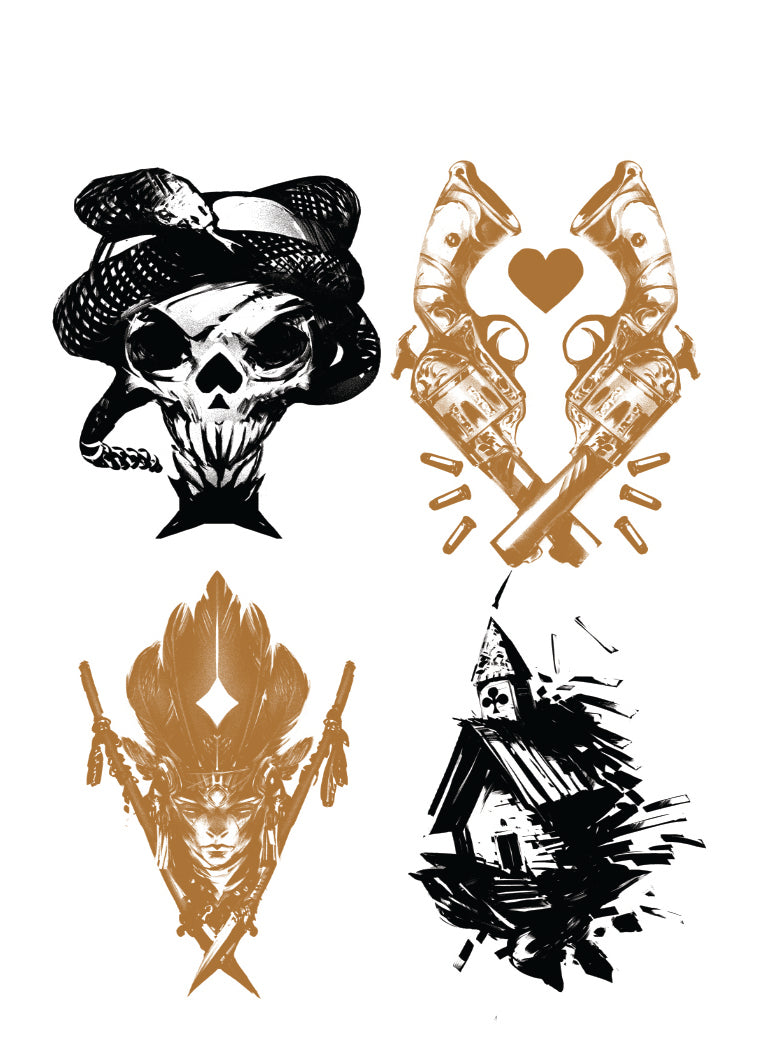 SPOOKTACULAR PLAYING CARDS MASK OF THE OUTLANDER