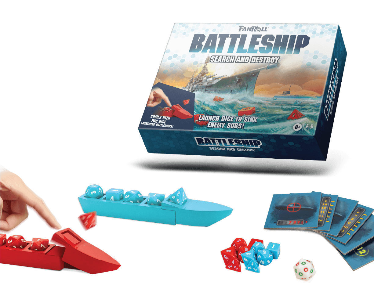 FANROLL/HASBRO BATTLESHIP SEARCH AND DESTROY