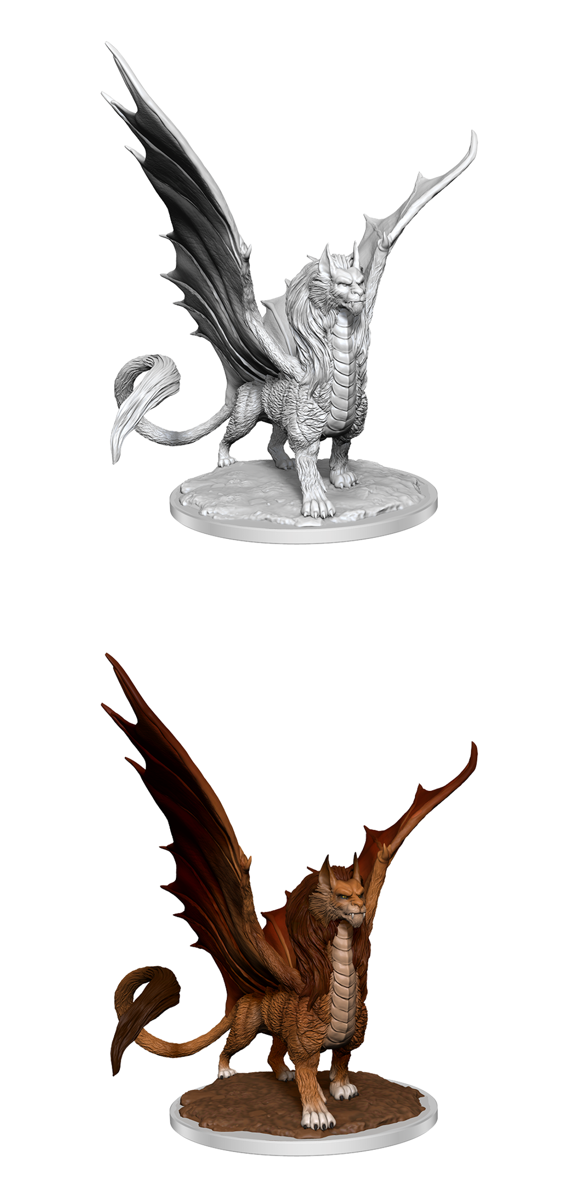 DND UNPAINTED MINIS WV17 DRAGONNE