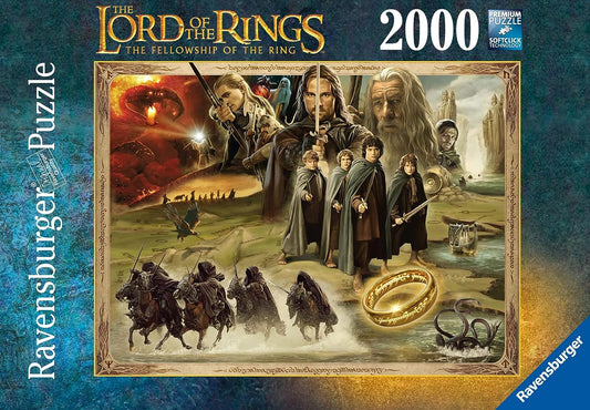 LORD OF THE RINGS FELLOWSHIP OF RING 2000PC PUZZLE