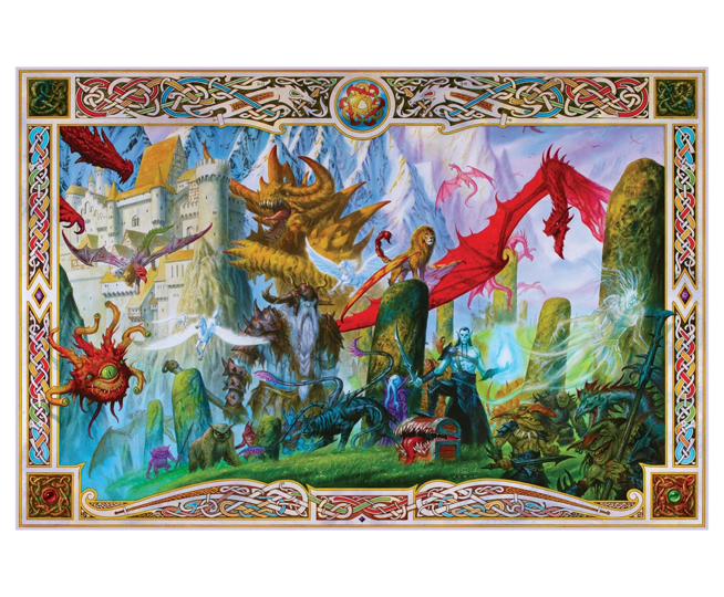 DUNGEON DENIZENS MYTHICAL MONSTER PUZZLE 1000 PIECE JIGSAW PUZZLE