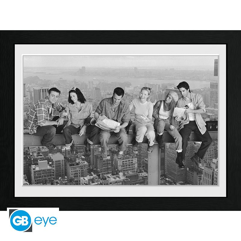 FRIENDS FRAMED PRINT ON GIRDER 30X40