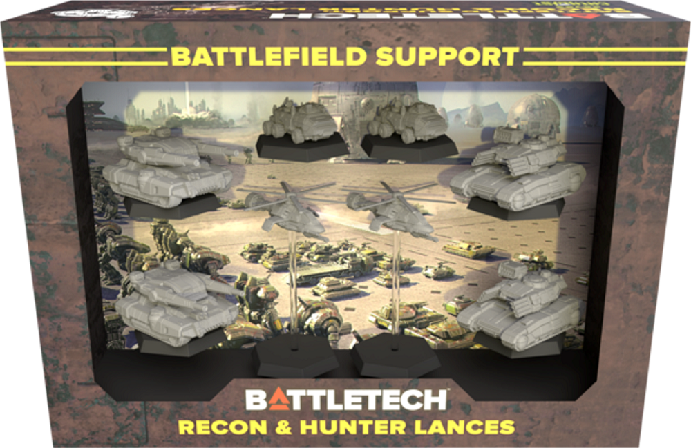 BATTLETECH BATTLEFIELD SUPPORT RECON & HUNTER LANCES FORCEPACK