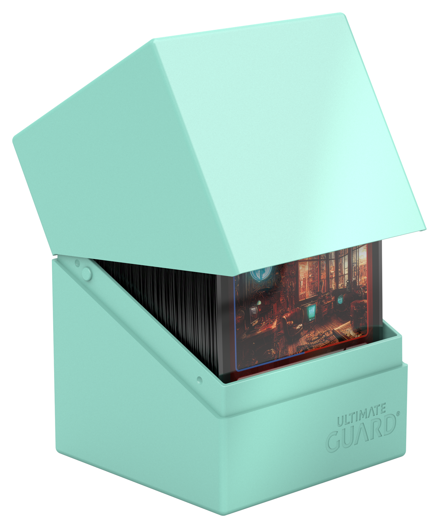 UG DECK CASE BOULDER 100+ PASTEL SOLID MINT GREEN
